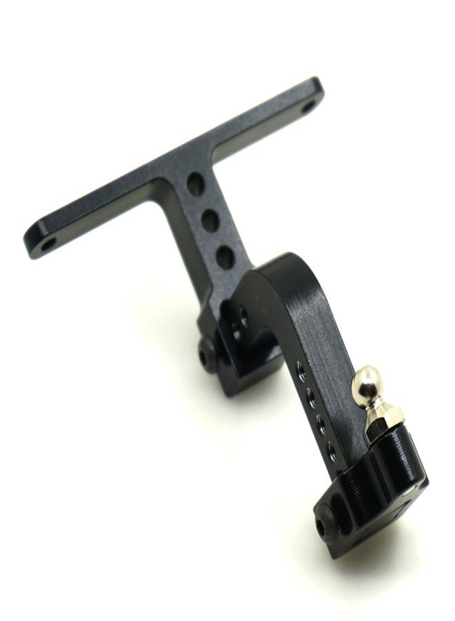 Que-T Aluminum Adjustable Drop Hitch Receiver for 1/10 Axial SCX10 RC Model Crawler Car Black #C - Image 2
